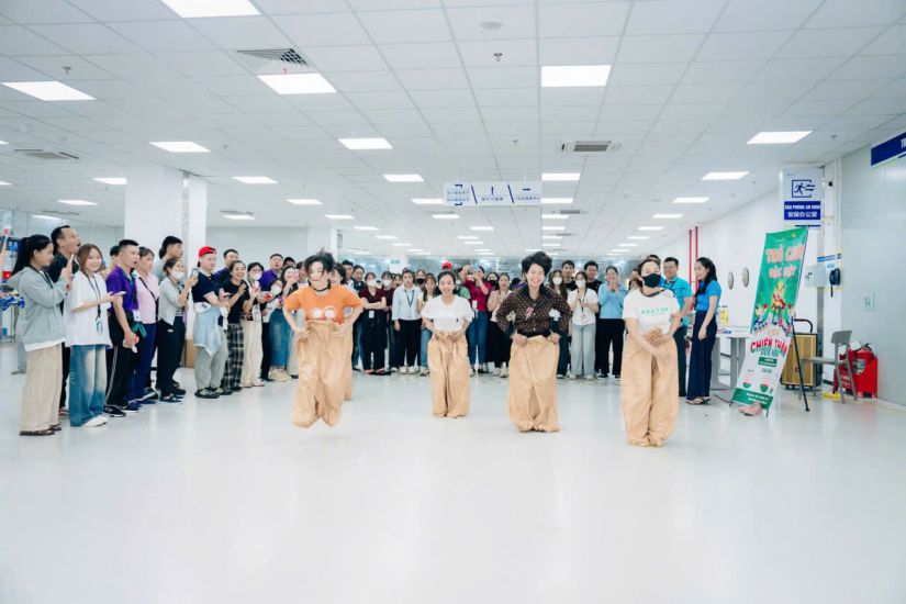Many cultural, artistic and sports activities are held at Luxshare ICT Company Limited. Photo: Ngoc Anh