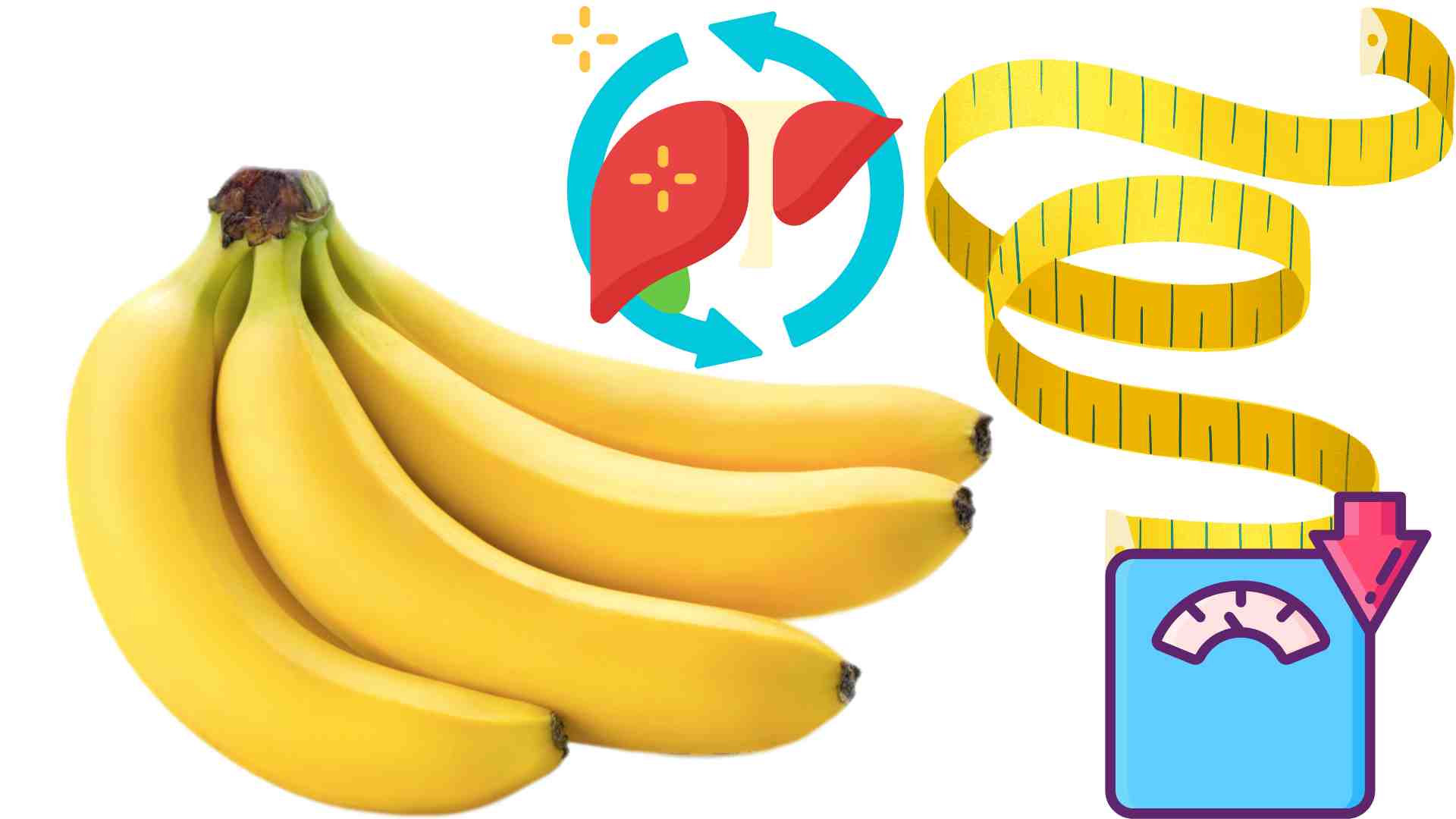 Eating bananas properly helps detoxify the liver and lose weight effectively. Graphics: Ha May