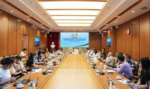 Công đoàn Bộ máy Quản lý & Điều hành Petrovietnam triển khai nhiệm vụ những tháng cuối năm, đồng thời xây dựng kế hoạch tổ chức Đại hội Công đoàn các cấp, tiến tới Đại hội Công đoàn Bộ máy Quản lý & Điều hành Petrovietnam lần thứ V, nhiệm kỳ 2025-2030. Ảnh: Hải Trung