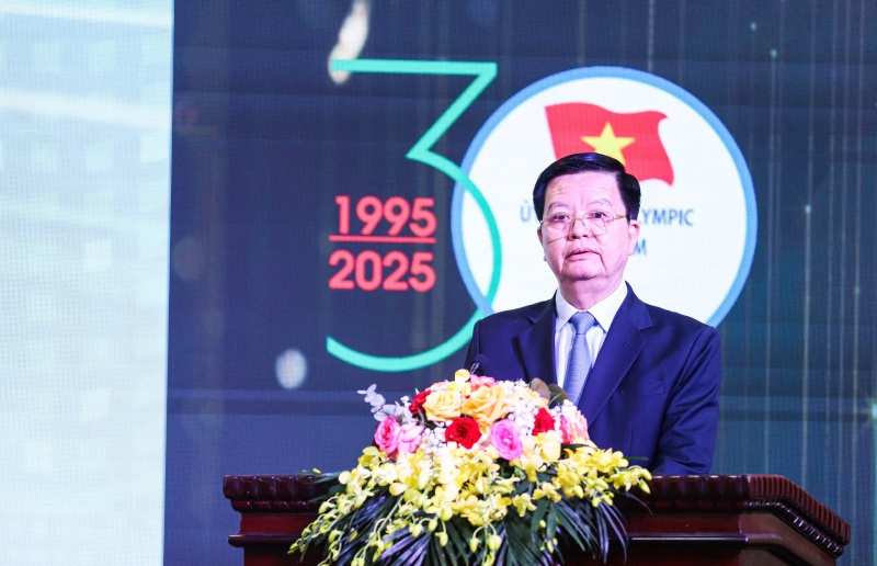 Phó Thủ tướng Chính phủ Mai Văn Chính phát biểu tại buổi lễ. Ảnh: Bùi Lượng