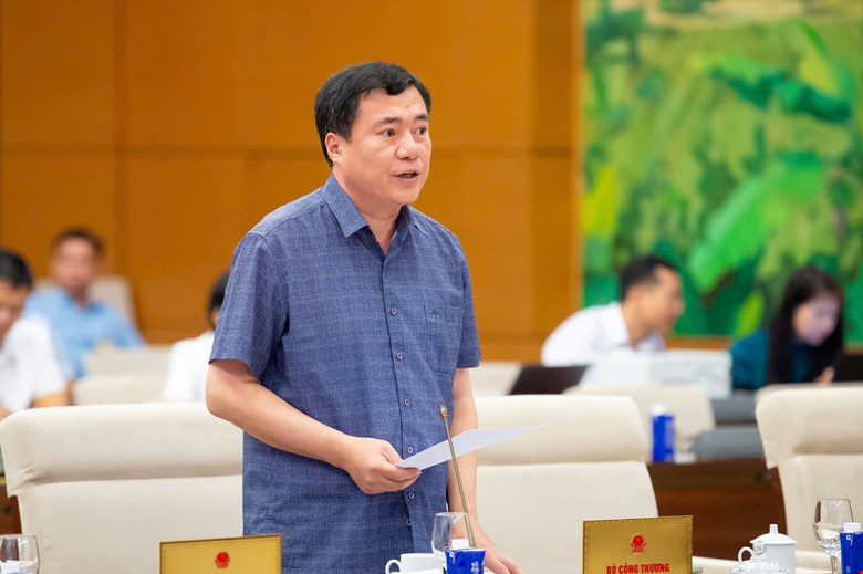 Deputy Minister of Industry and Trade Nguyen Sinh Nhat Tan. Photo: Quochoi.vn