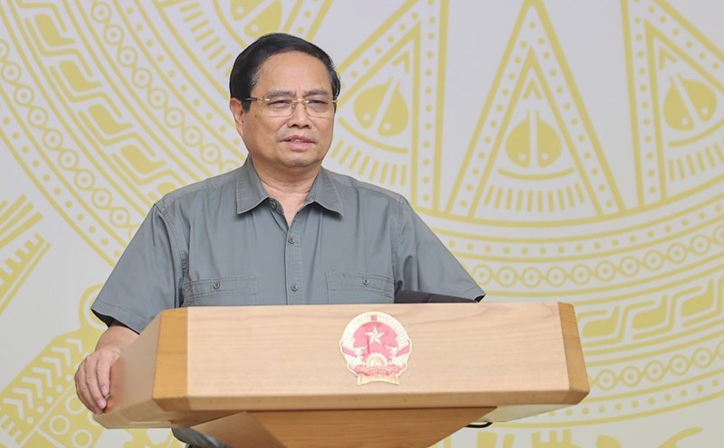 Prime Minister Pham Minh Chinh requested to review and re-examine the implementation of tasks assigned to ministries, branches and localities on housing and the real estate market. Photo: Nhat Bac