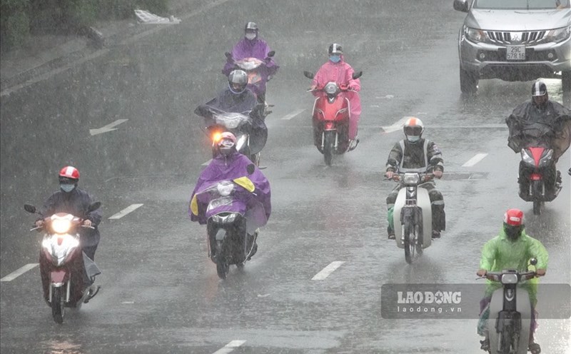 Forecast of heavy to very heavy rain today, warning of dangerous weather