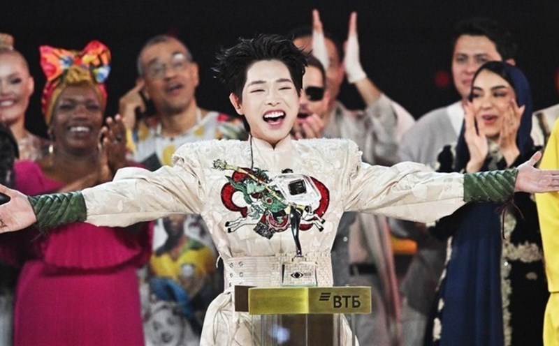 Duc Phuc won the championship of the Intervision 2025 international music competition. Photo: Character provided
