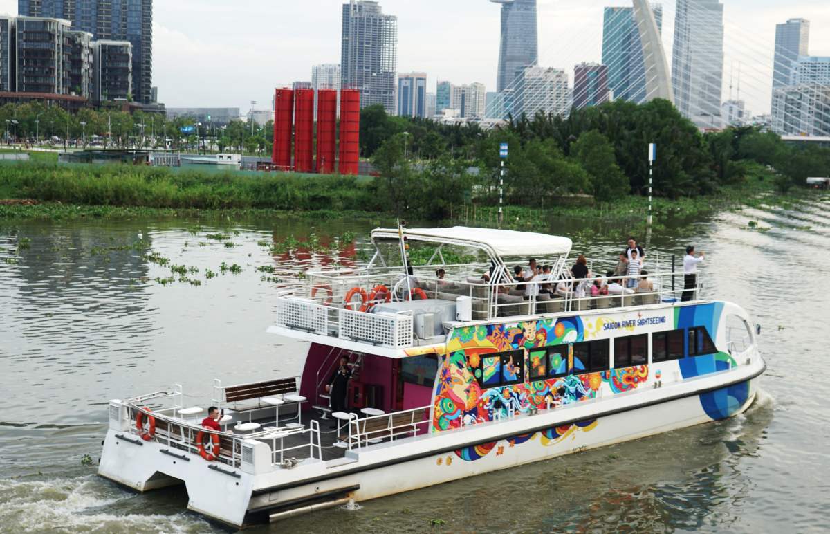 Ho Chi Minh City promotes the development of waterway tourism. Photo: Thanh Chan