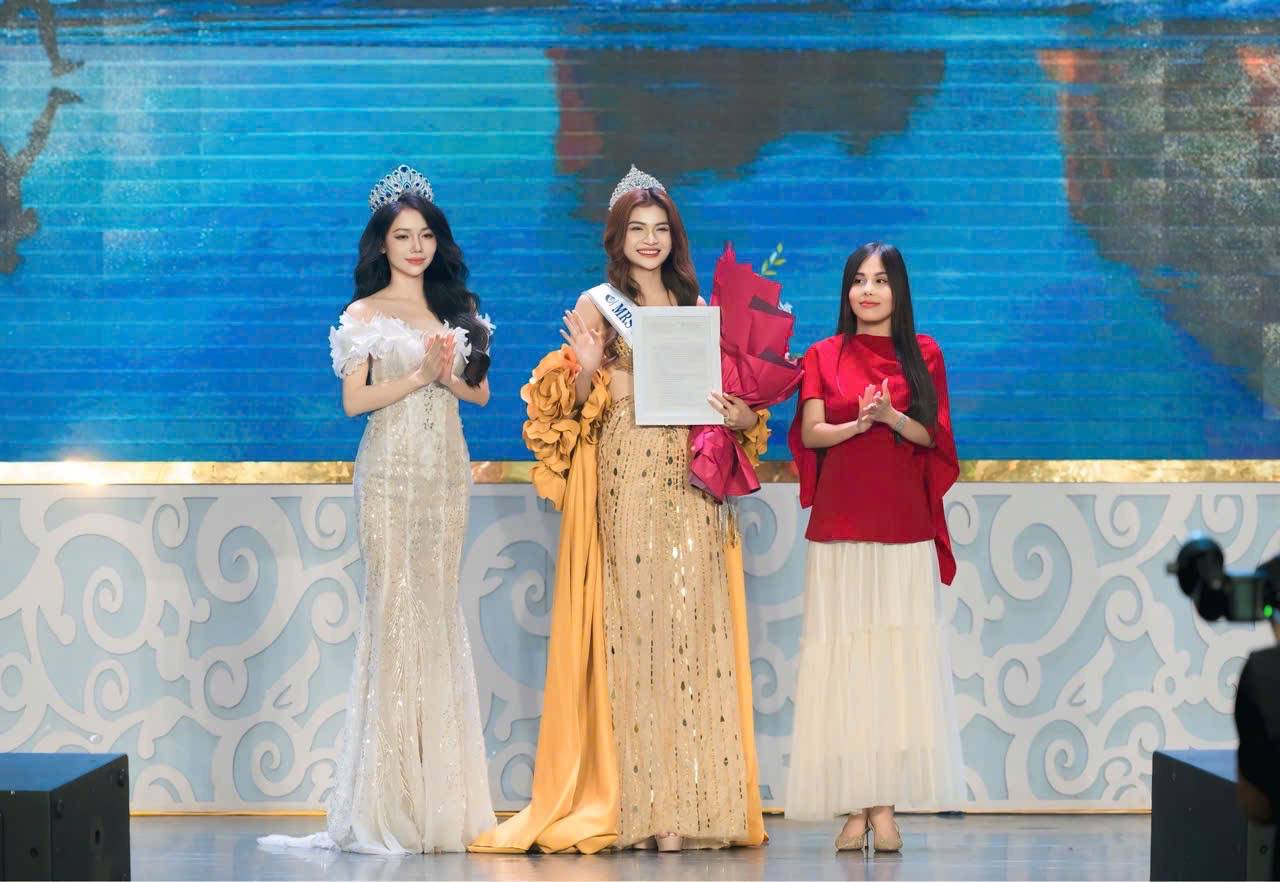 Miss Mac Minh will compete internationally from September 27. Photo: Organizing Committee of the contest.