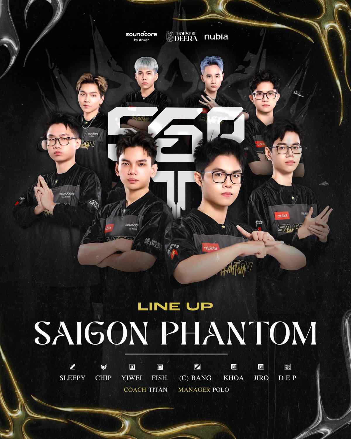 Dan van dong vien cua doi Lien Quan Mobile Saigon Phantom. Anh: Kim Tuyen