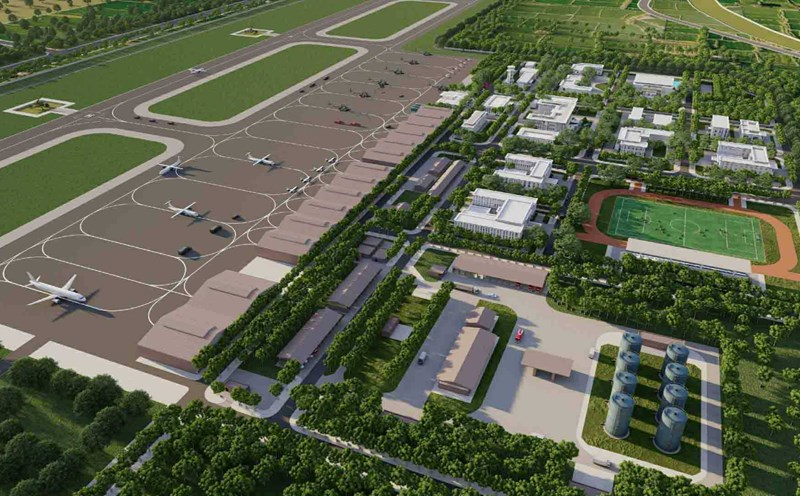 Hanoi is about to build a road connecting to Gia Binh airport (Bac Ninh). Photo: VGP