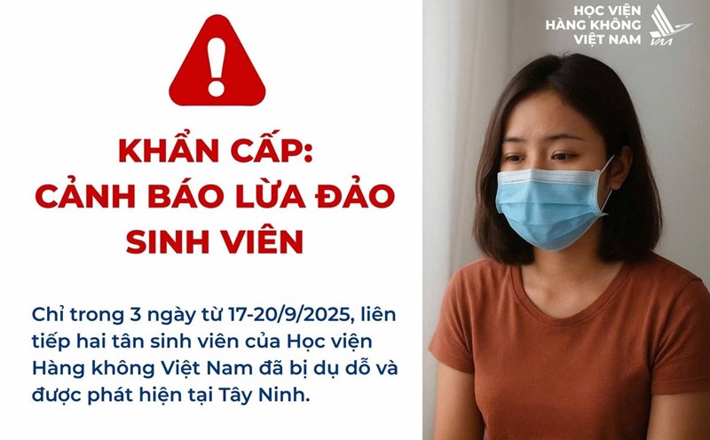 The Vietnam Aviation Academy warns of the trick of forging international study abroad, jobs, and internships to scam students. Photo: Vietnam Aviation Academy