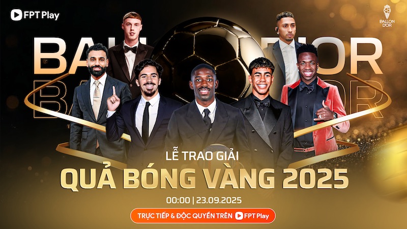 2025년 발롱도르 수상자가 곧 공개됩니다. 사진: FPT Play