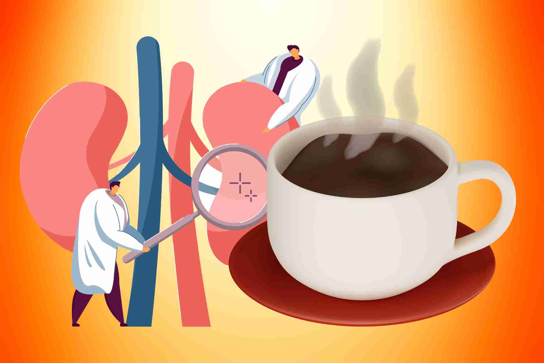 The golden time to drink black coffee helps the kidneys self-filter out toxins