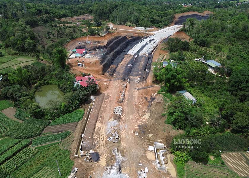 According to the plan, the 1,300 billion VND traffic project in Dien Bien will be completed in 2025. Photo: Quang Dat