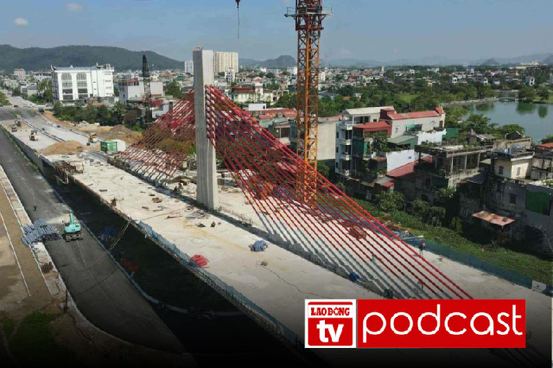 Nouvelles du matin du 23 septembre : Achevement imminent du pont a cordes de 647 milliards de VND a Thanh Hoa