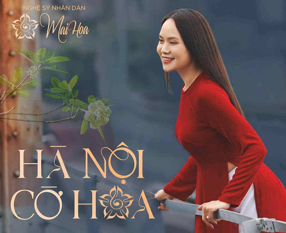 People's Artist Mai Hoa returns to music with a special album - "Hanoi Flags and Flowers". Photo: Character provided