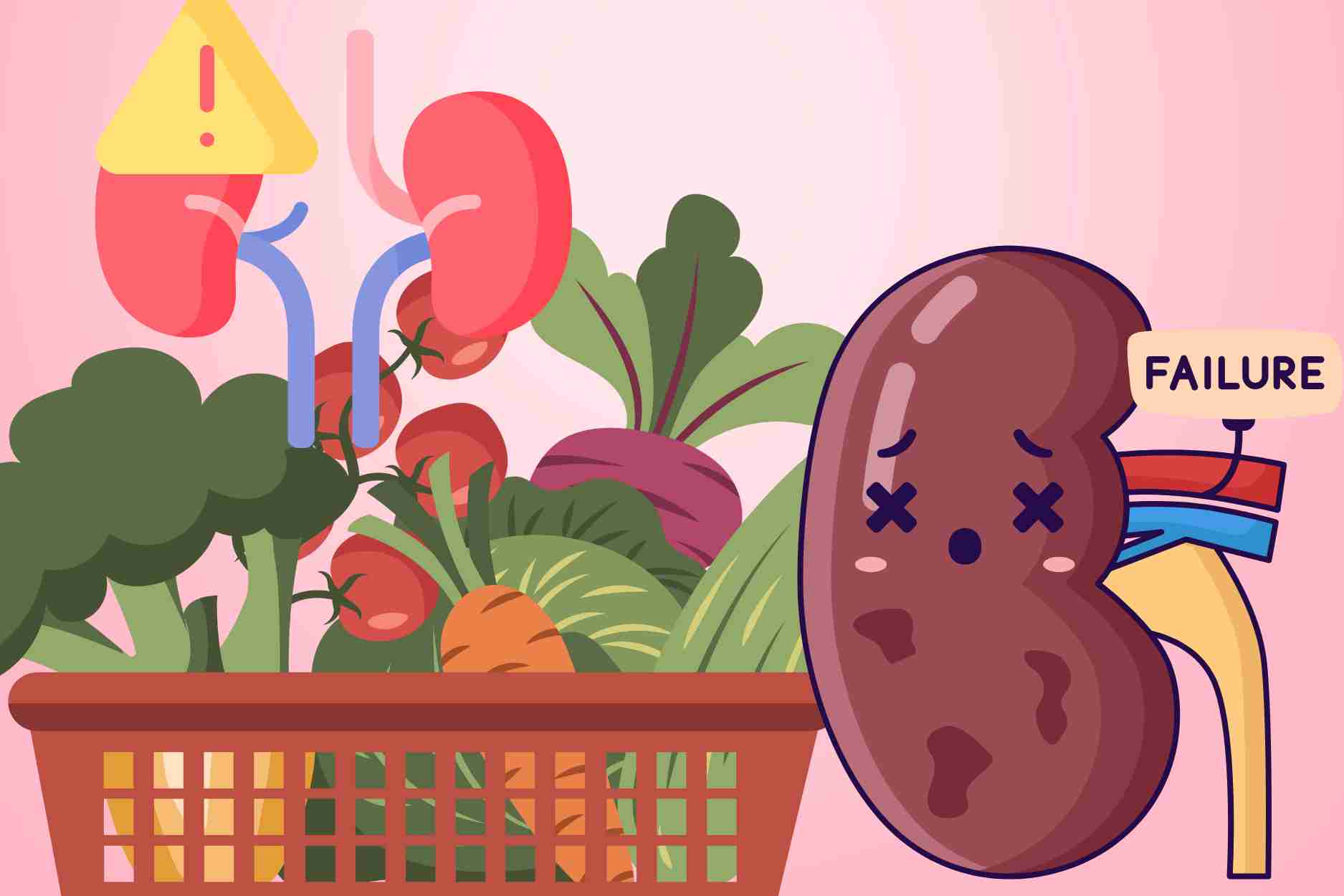 Vegetables for people with kidney failure should limit regular consumption