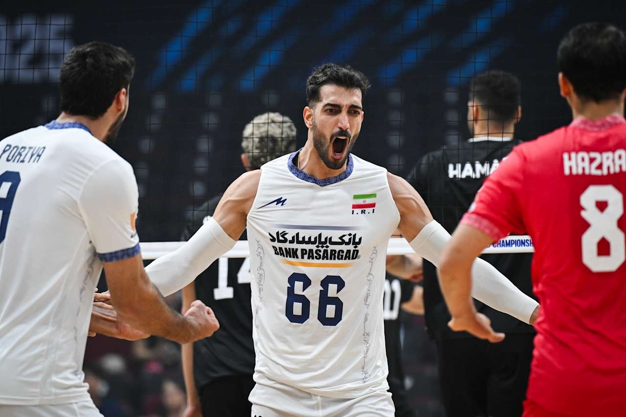 이란 남자 배구 대표팀. 사진: FIVB