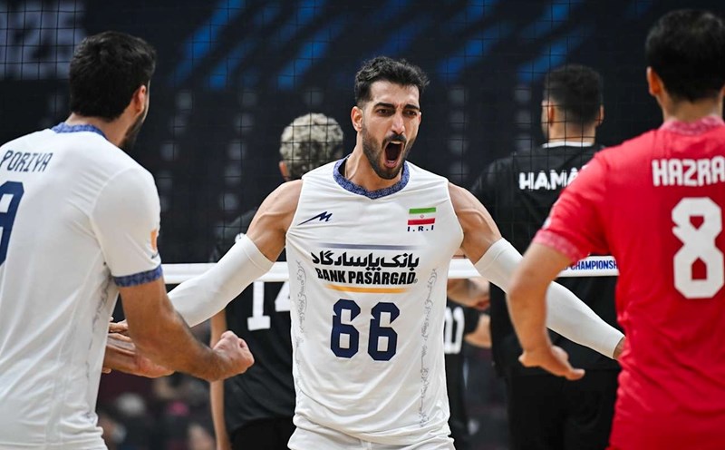 Iran men's volleyball team. Photo: FIVB