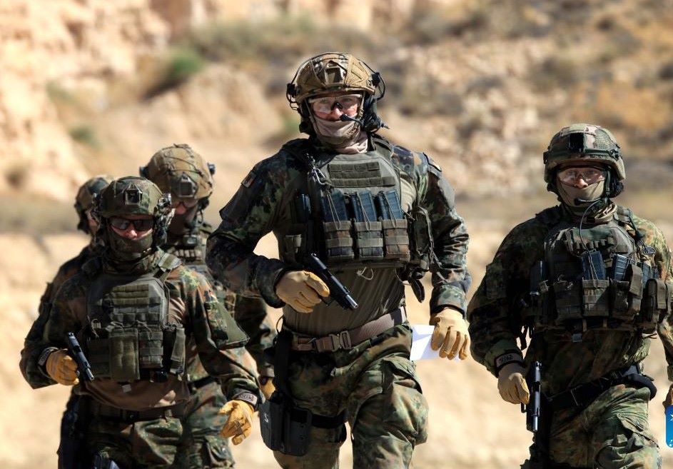 독일 군인. 사진: 신화통신