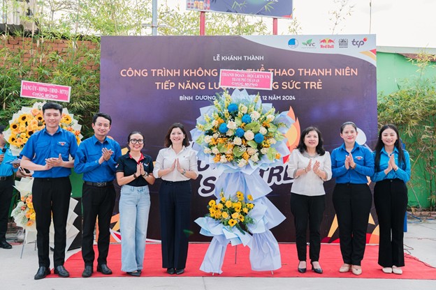 Du an “Khong gian The thao Thanh nien” da hoan thien 9 san choi trong nam 2024 va cam ket tiep tuc mo rong trong nam 2025. Anh: TCP Viet Nam
