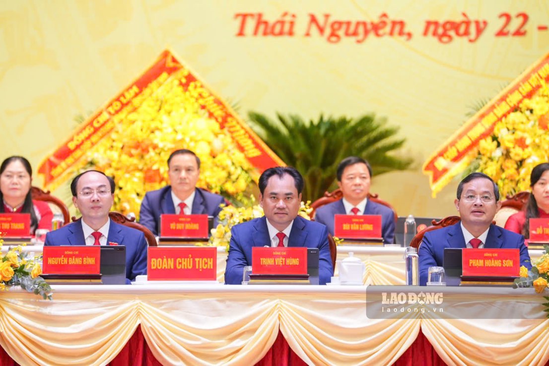 Doan chu tich Dai hoi. Anh: Dang Vu