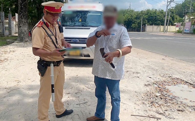 In addition to patrolling and controlling, Dong Nai Police will increase fines. Photo: Dong Nai Police