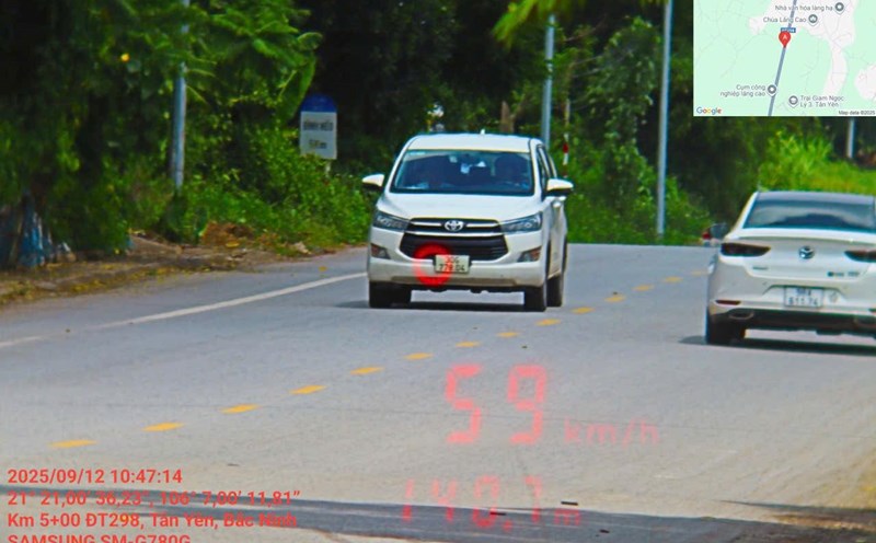 The owner was fined in Bac Ninh. Photo: Bac Ninh Police