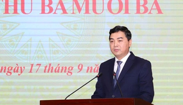 The Prime Minister approved the election results for the position of Chairman of the Thanh Hoa Provincial People's Committee for the 2021-2026 term for Mr. Nguyen Hoai Anh. Photo: VNA