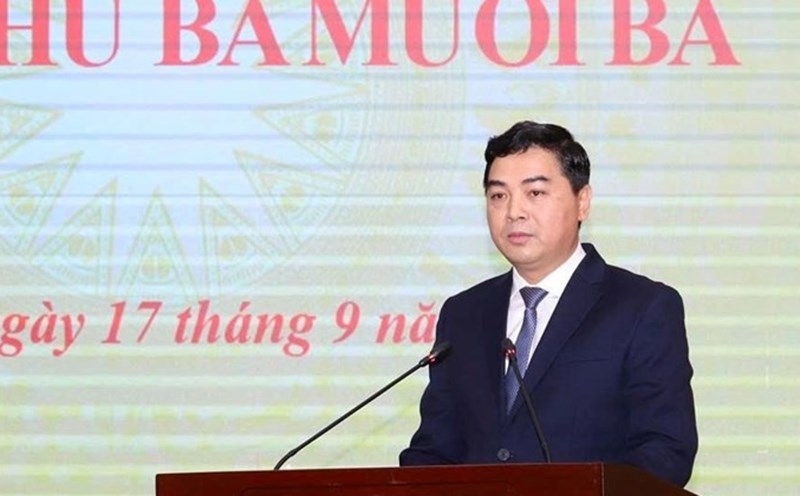 The Prime Minister approved the election results for the position of Chairman of the Thanh Hoa Provincial People's Committee for the 2021-2026 term for Mr. Nguyen Hoai Anh. Photo: VNA