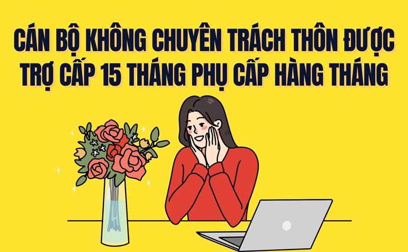 Part-time workers in the village are subsidized 15 months of monthly allowance. Graphics: Tra My