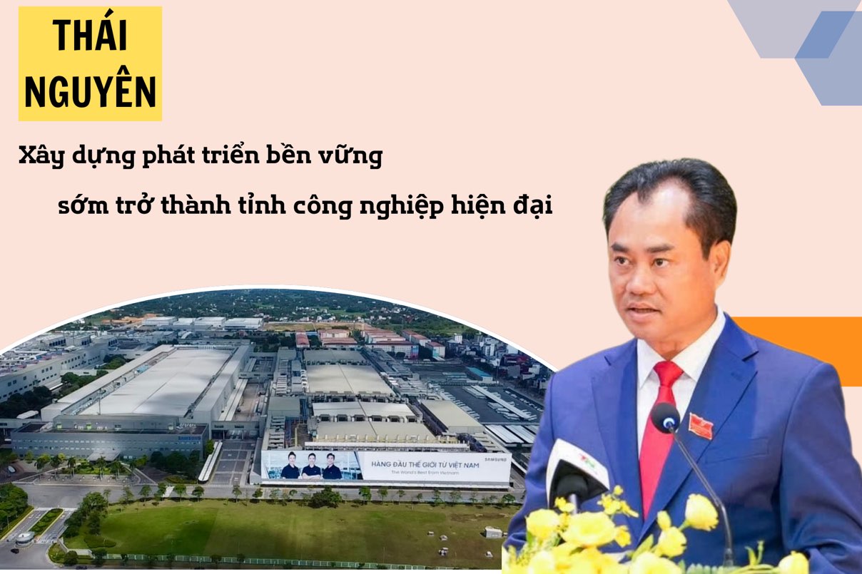 Industrial parks open the development stage for Thai Nguyen. Photo: Nguyen Hoan.