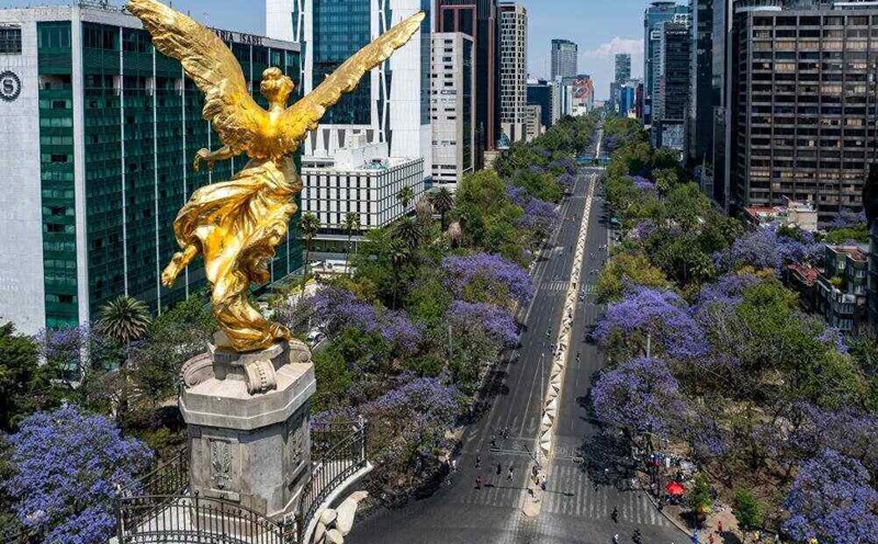 Photo taken from a high-altitude position in the capital Mexico, Mexico. Photo: Xinhua