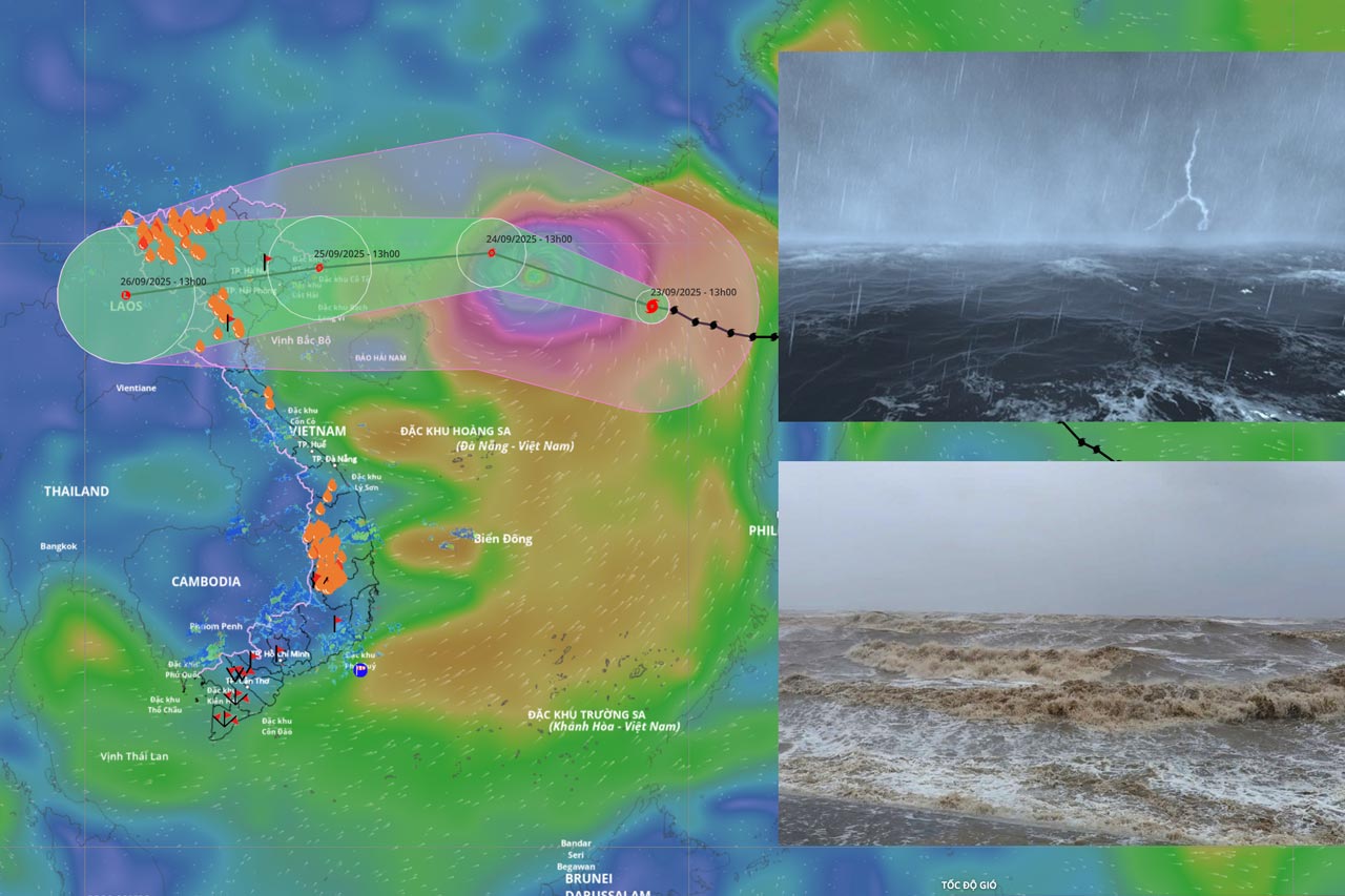 noon to afternoon of September 25, storm No. 9 Ragasa forecast to make landfall in Quang Ninh - Hung Yen