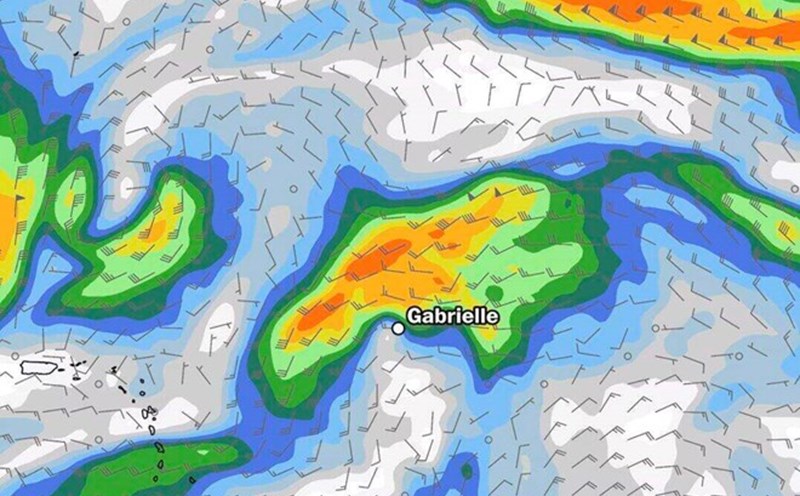 Hurricane Gabrielle. Photo: European Centre for Medium-Range Weather Forecasts (ECMWF)