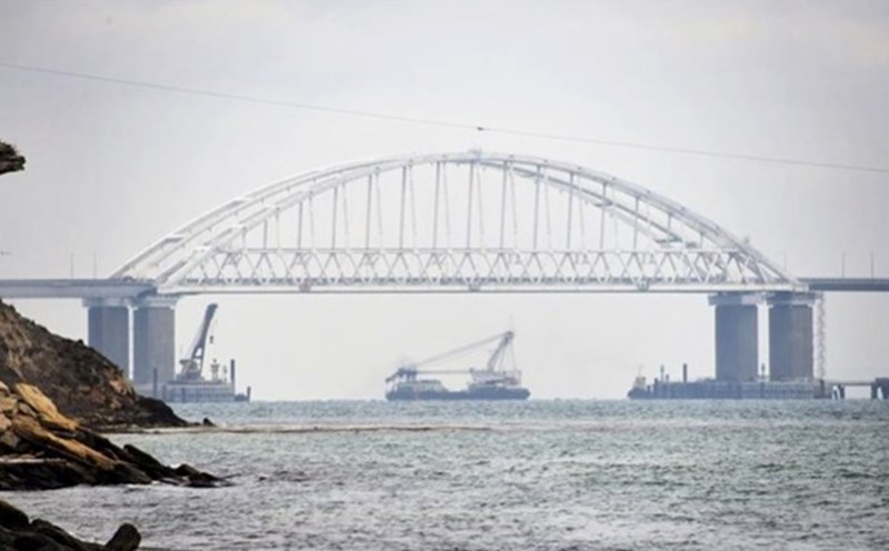 Crimea Bridge connects Russia to the Crimean Peninsula via the Kerch Strait. Photo: Xinhua