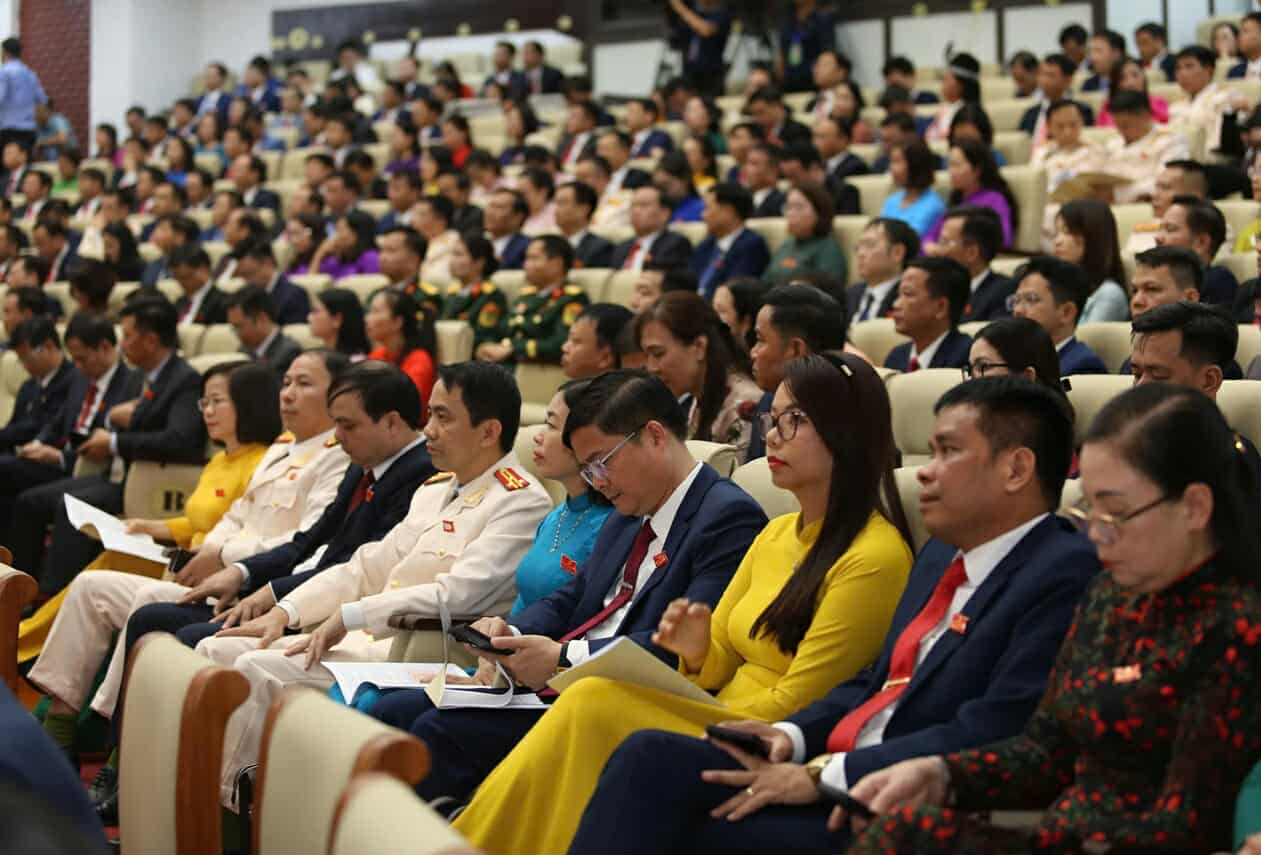 Cac dai bieu tham du Dai hoi. Anh: Dang Vu