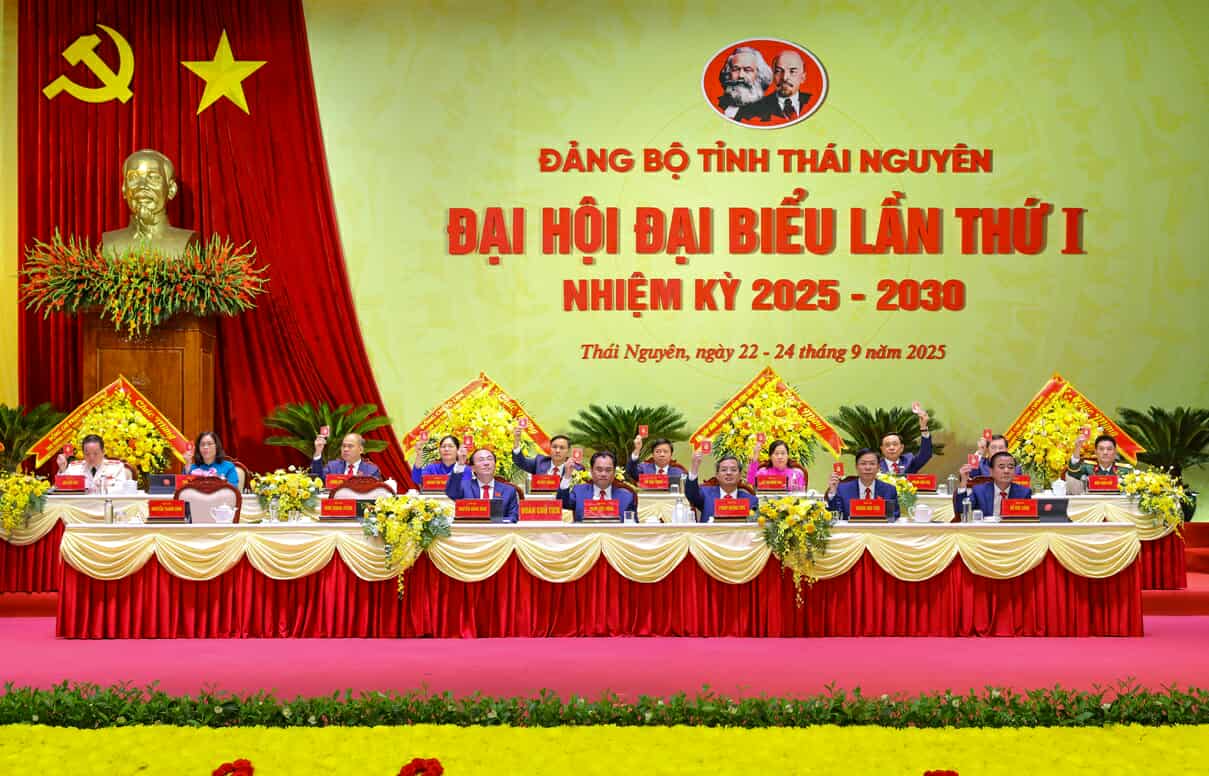 Thái Nguyên tổ chức thành công Đại hội Đảng bộ lần thứ I. Ảnh: Đặng Vũ