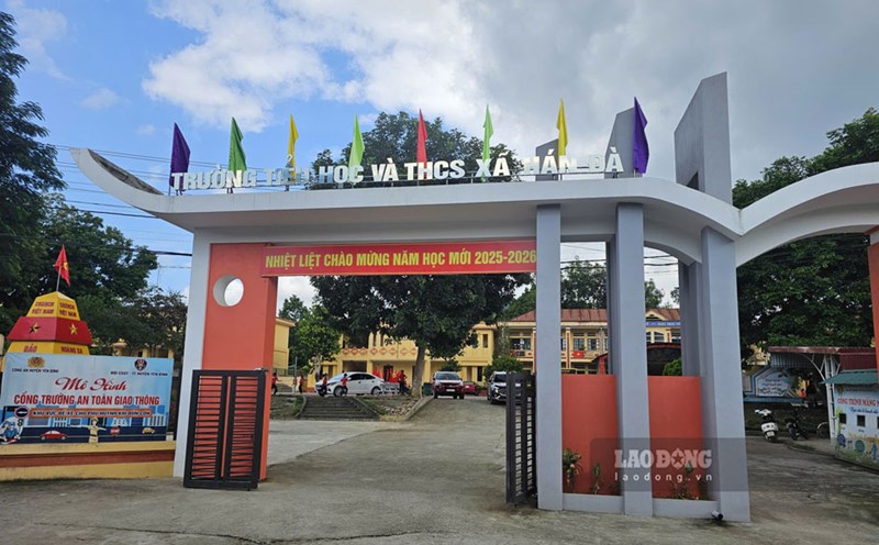 Escuela Primaria y Secundaria Han Da (comuna de Thac Ba provincia de Lao Cai). Foto: Trong Loc