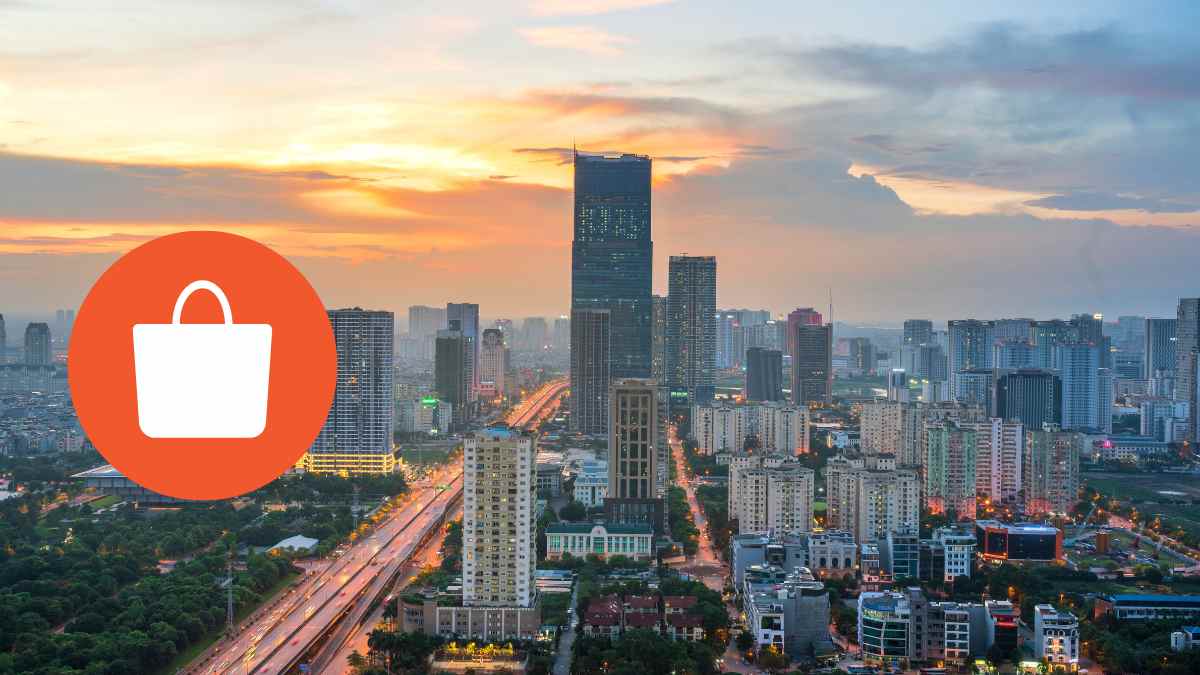 In 2025, Hanoi City aims to form a common booth on Shopee. Photo: Canva