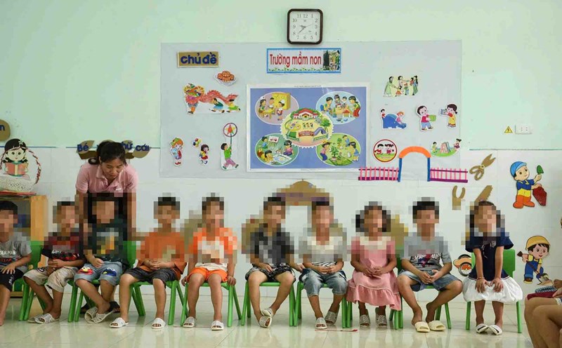 Preschool students in Bac Ninh province. Photo: Van Truong