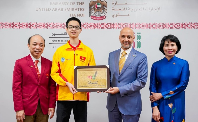 Peng Gia Huy attended the 2025 Chess World Cup for the first time. Photo: Vietnam Chess Federation