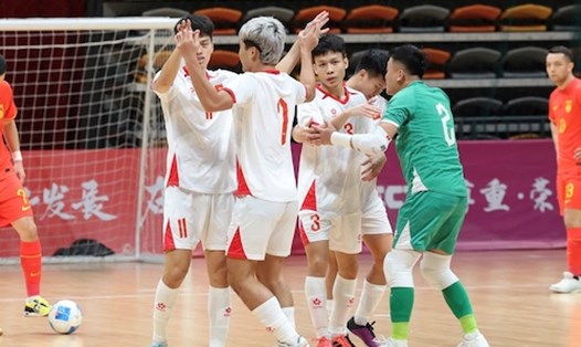 Tuyển futsal Việt Nam gặp Lebanon ở lượt cuối vòng bảng châu Á 2026. Ảnh: VFF