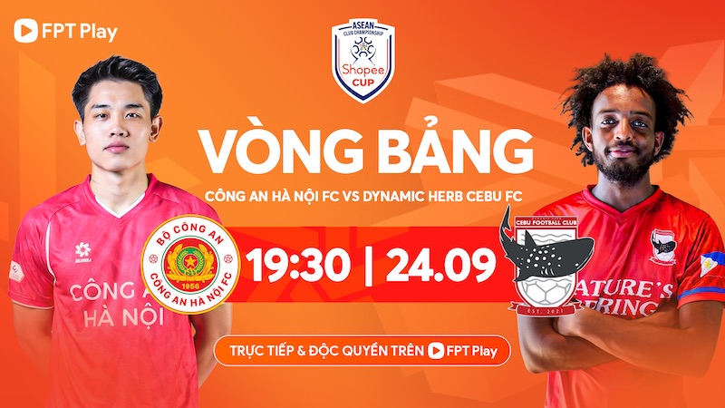 Hanoi Police meet Cebu FC in the 2025-2026 Southeast Asian Cup C1. Photo: FPT Play