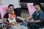 More than 400 union members and workers in Ho Chi Minh City participate in donating blood for the community