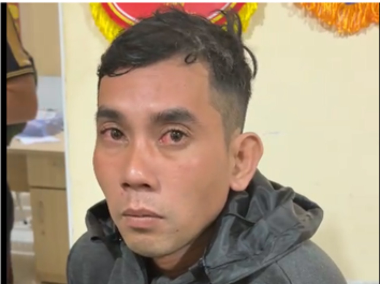 Đối tượng Nguyễn Hữu Phước bị bắt giữ về hành vi cướp giật tài sản. Ảnh: Công an tỉnh Đồng Tháp