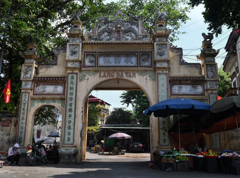 In Da Van village (Bac Ninh) today. Photo: Viet Van