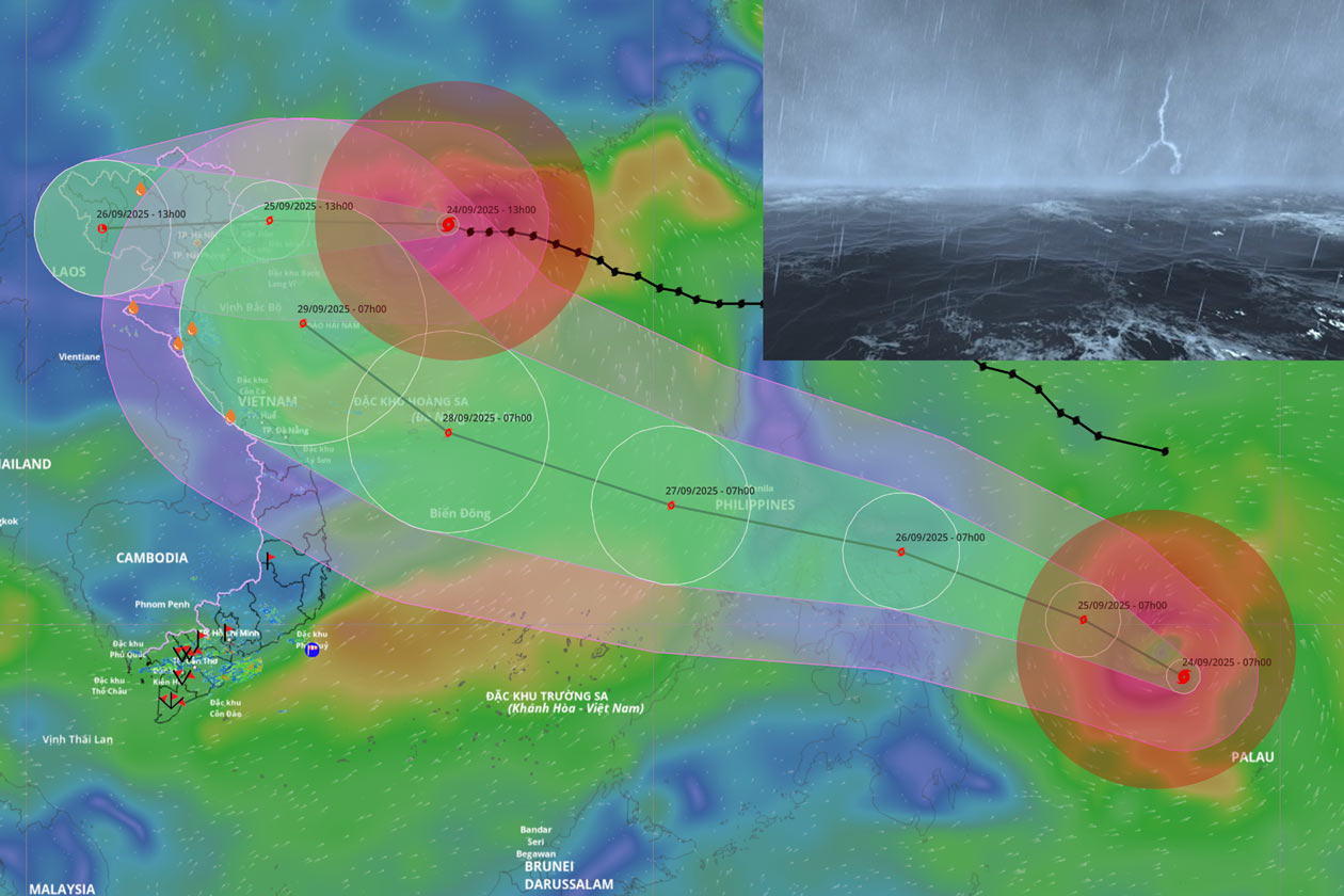 Storm No. 9 Ragasa has not made landfall, forecast to welcome storm No. 10 Bualoi in the next 2 days