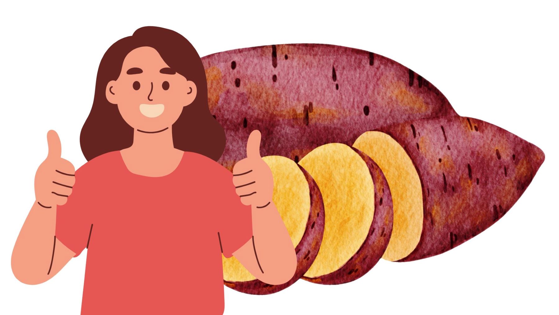 Eating sweet potatoes has many health benefits. Graphics: Thanh Thanh