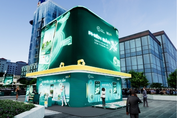 BIDV brought a music - technology event to Nguyen Hue walking street for the first time. Photo: BIDV