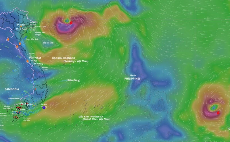 Bão số 9 Ragasa sắp đổ bộ sau 12 giờ tới, dự báo thời gian mưa to dồn dập