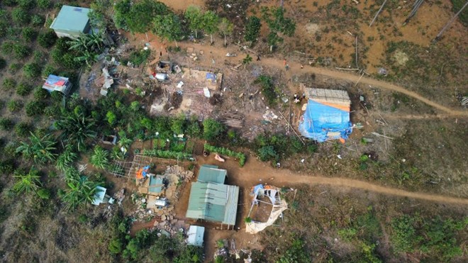 住民は、2024年土地法に規定されている4つのケースに該当する場合、侵害された土地の土地使用権証明書を申請できます。写真:バオラム